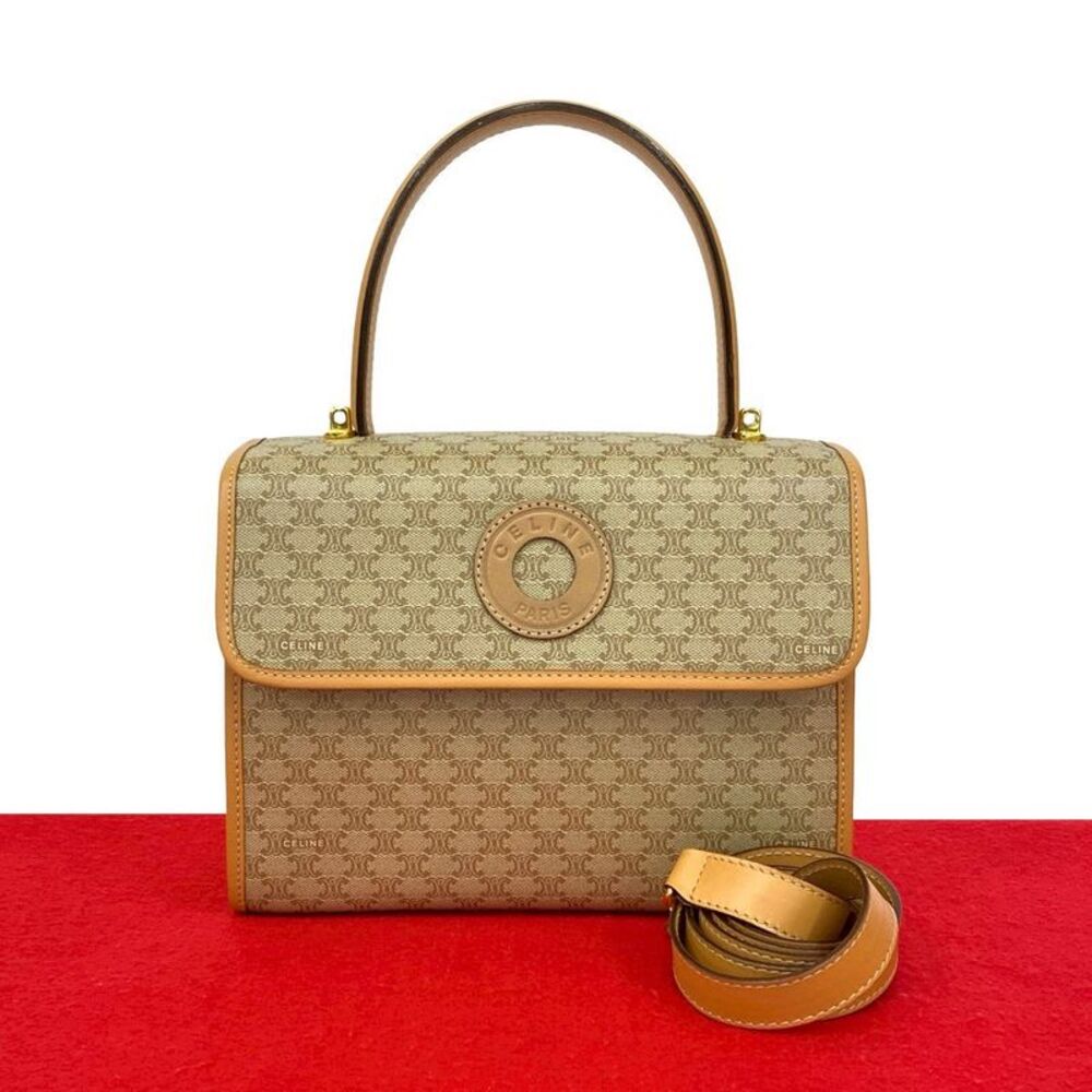 Celine Macadam Leather 2way Bag